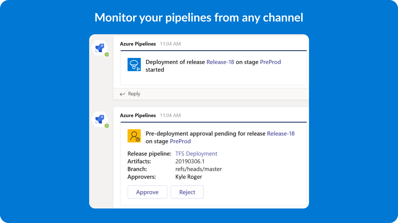 Monitor your pipelines